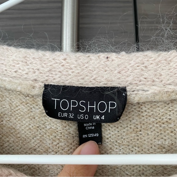 Topshop V neck Sweater - Picture 3 of 4